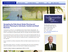 Tablet Screenshot of bernardinlawfirm.com